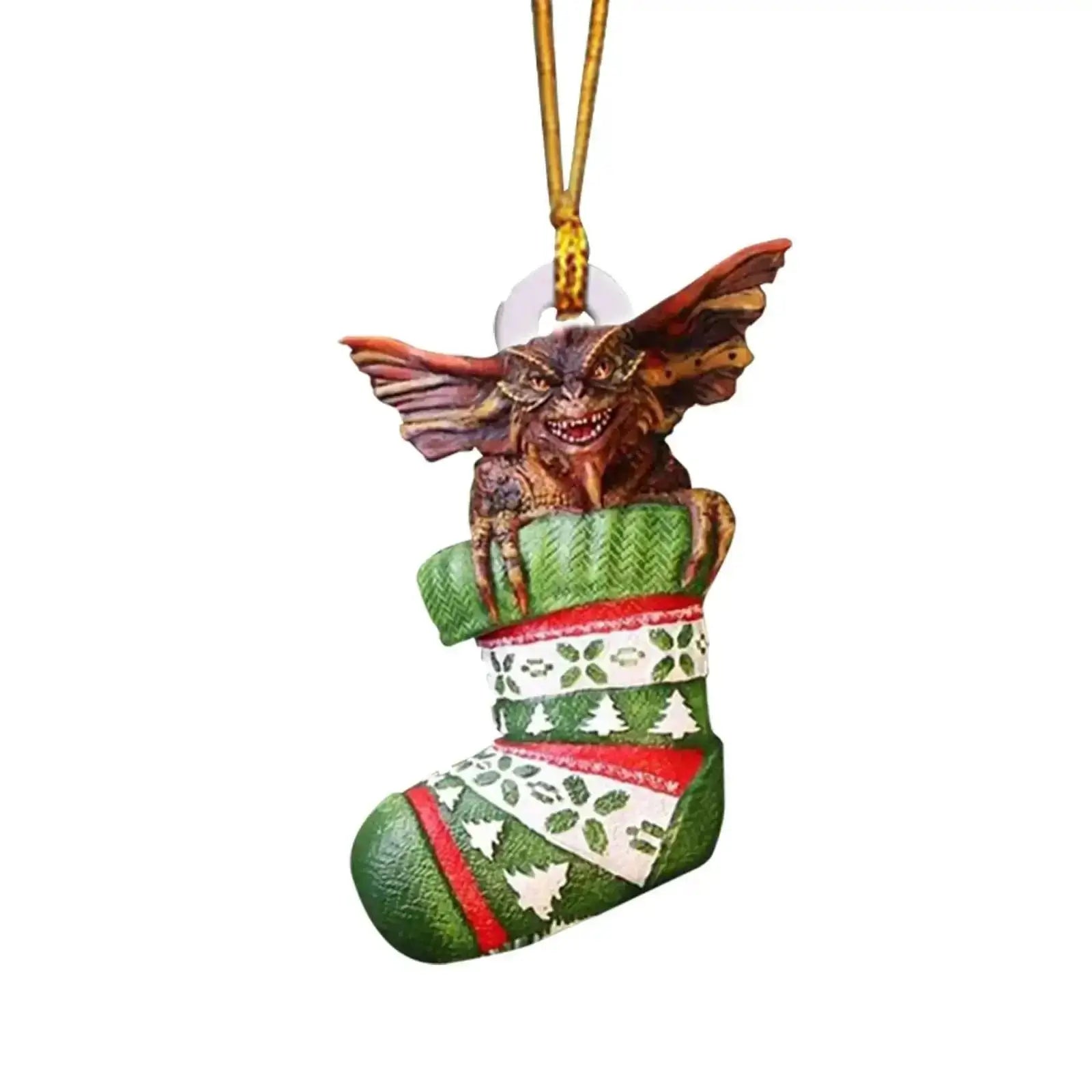Gremlins Santa Hat Christmas Tree Pendant