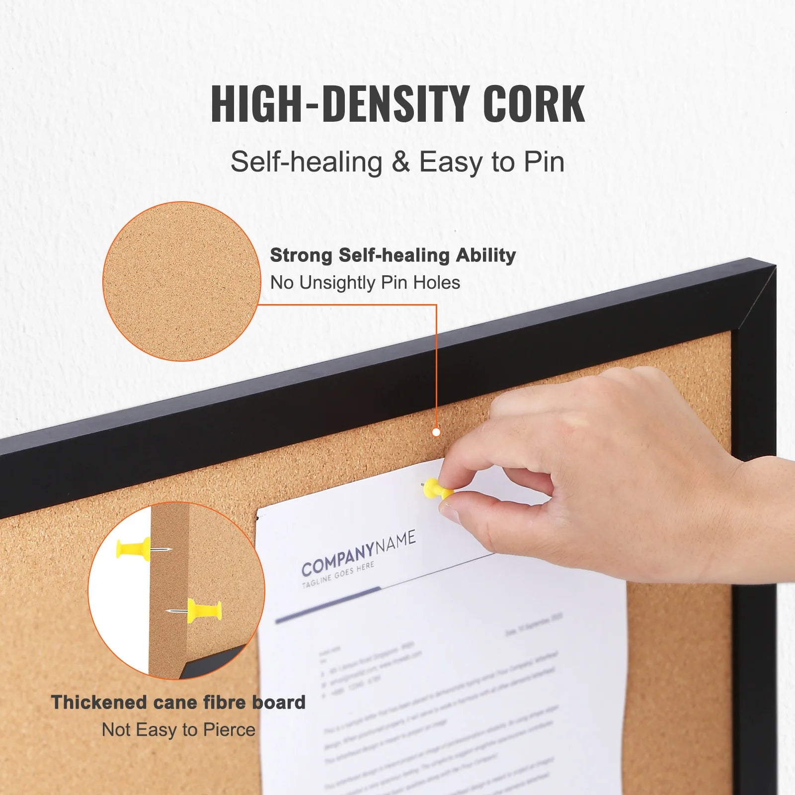 Self-Adhesive Cork Board Strips