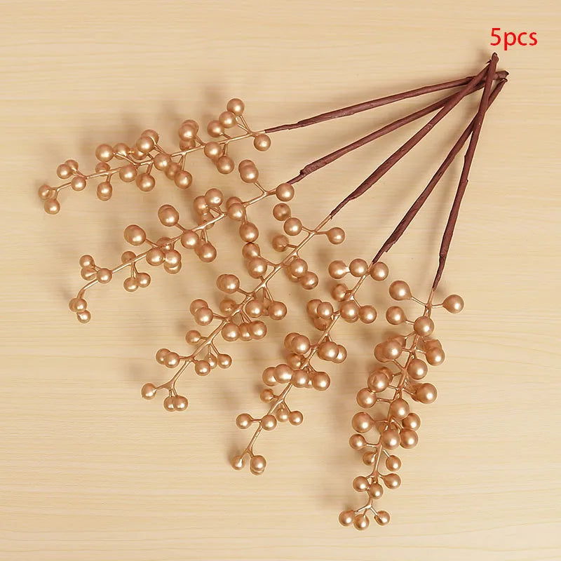 Artificial Red Berry Branch