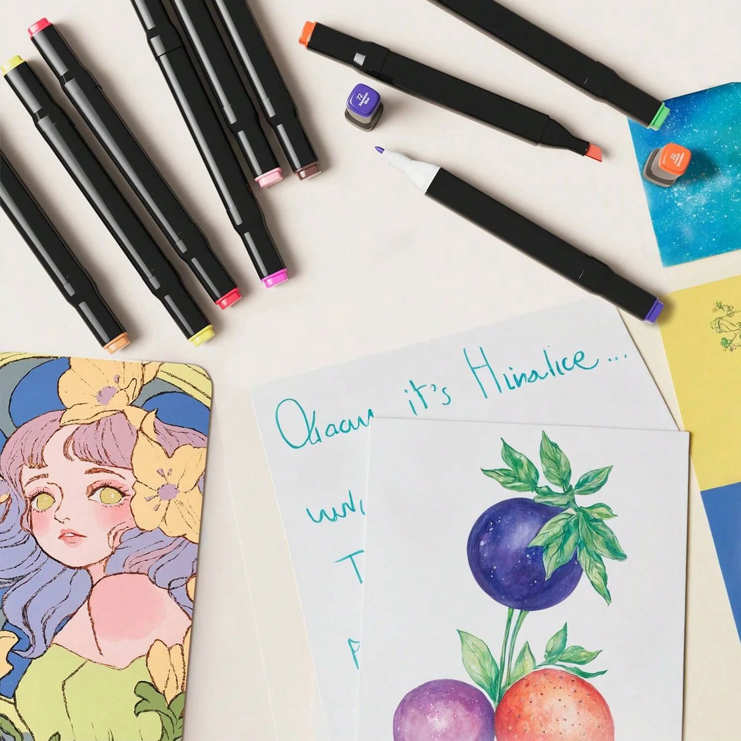 Alcohol Drawing Marker Set