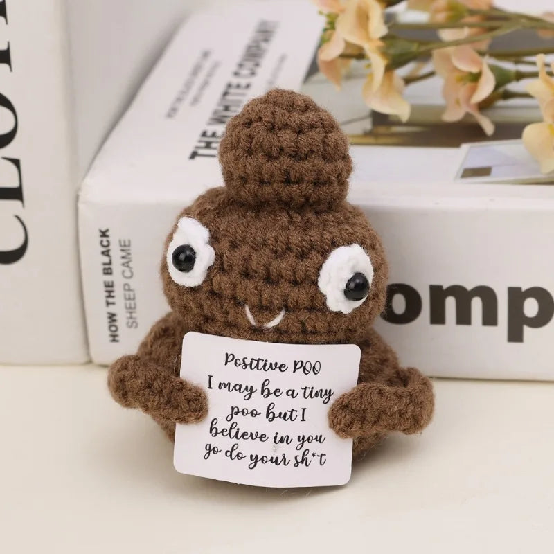 Funny Crochet Positive Energy Doll Set