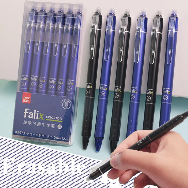 Gel Pen Set – Black & Blue Ink with Refills