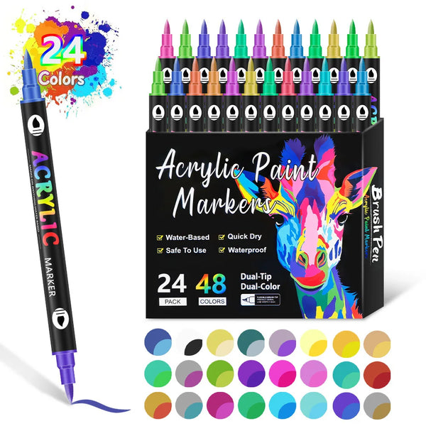 Acrylic Paint Markers Set