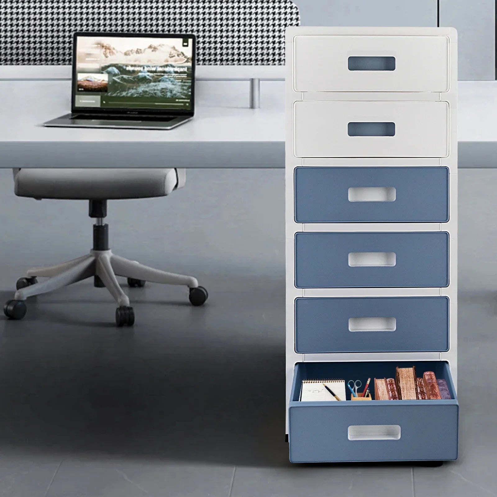 6-Drawer File Cabinet with Lock