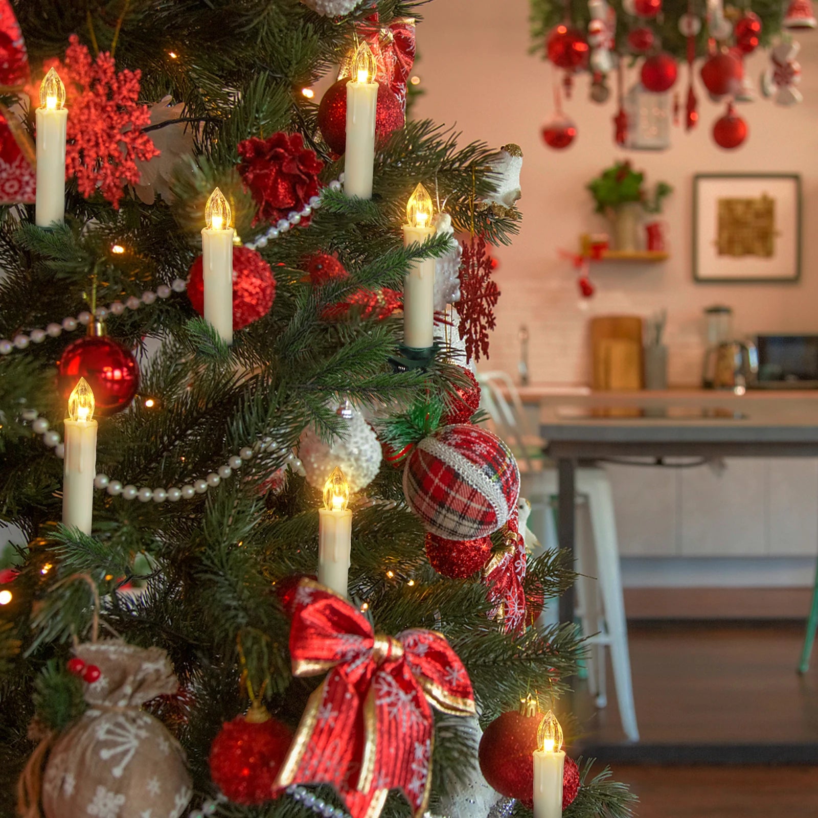 LED Flickering Window Candle