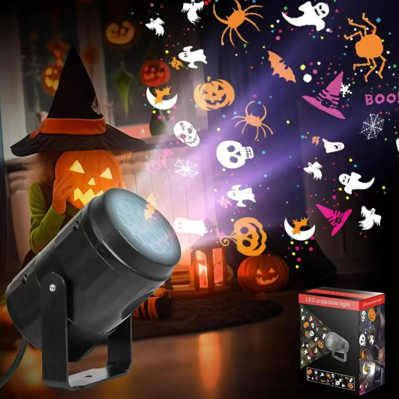 Rotating Pattern Projection Light