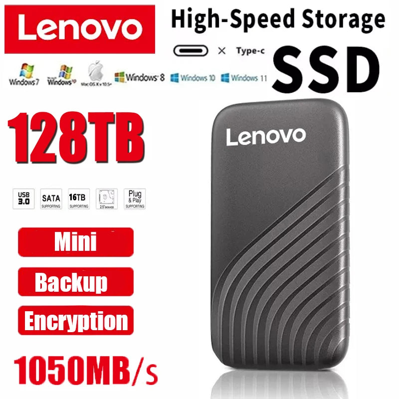 Lenovo High-Speed Portable SSD