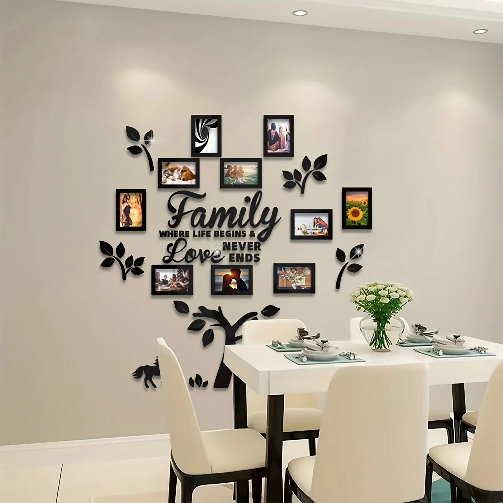 3D Acrylic Wall Photo Frame Set