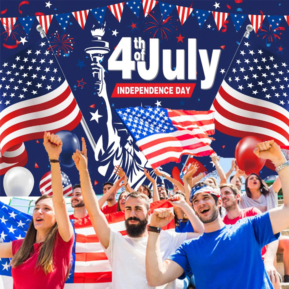 4th of July Party Banner