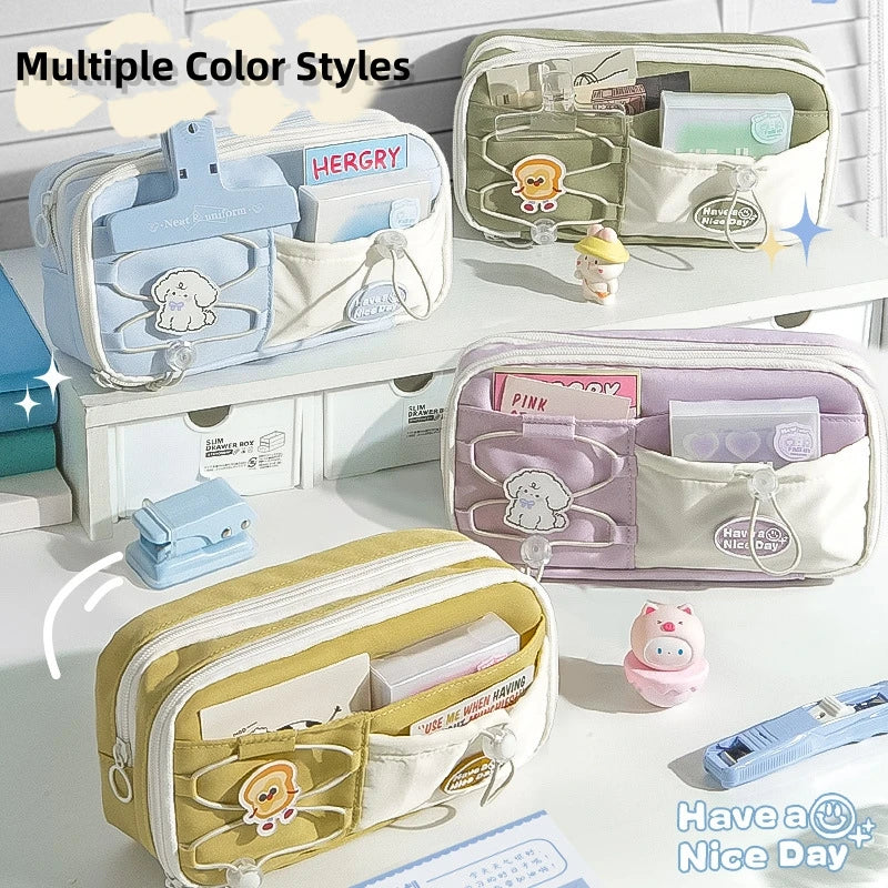 Large Capacity Pencil Case / Pen Bag