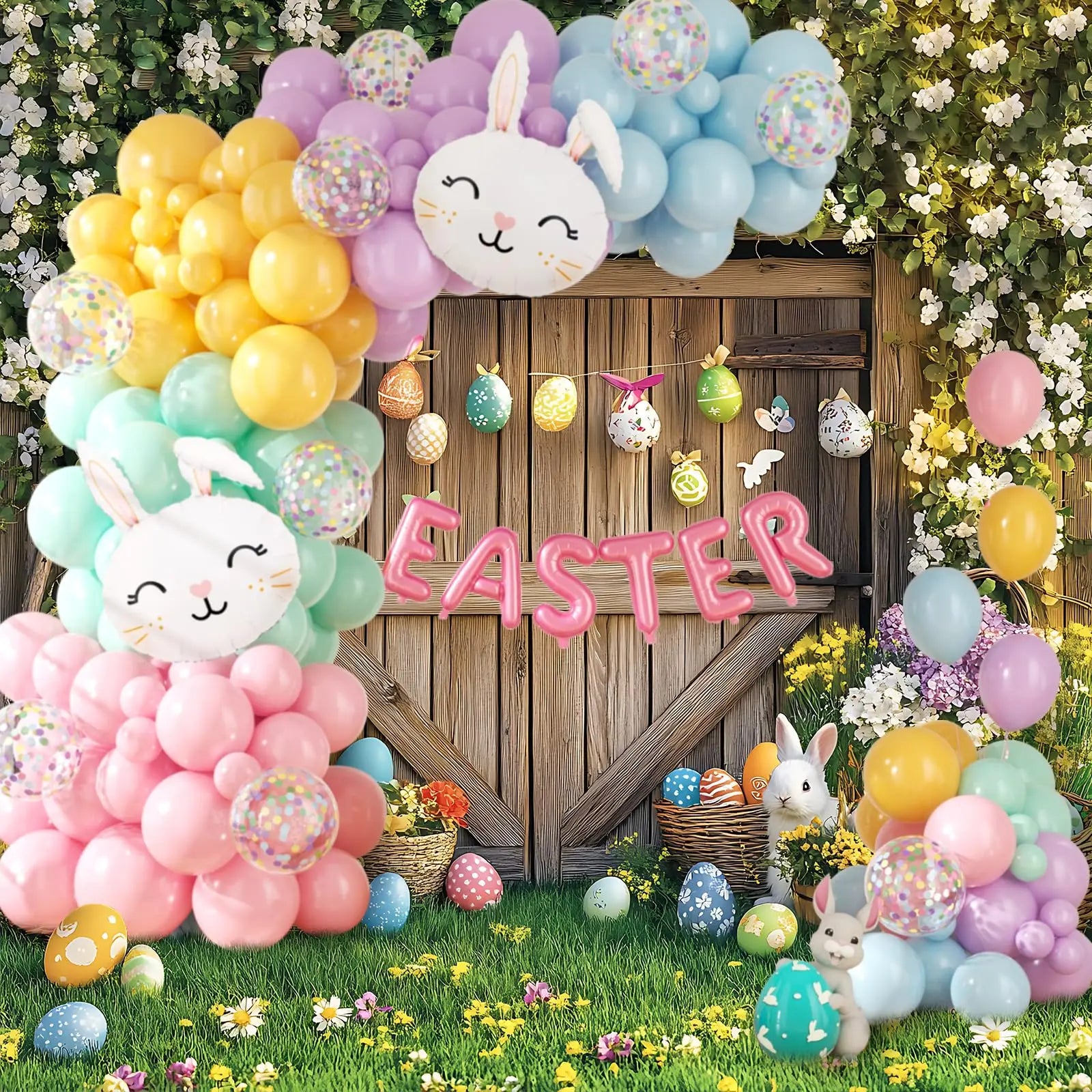 Easter Balloon Garland Kit