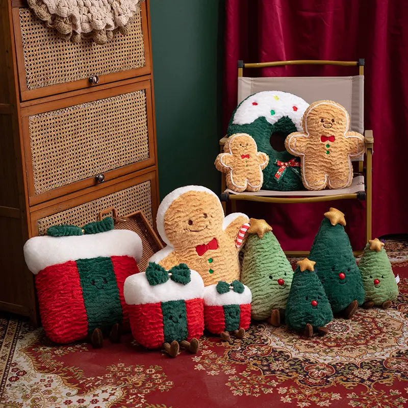 Cute  – Santa, Elk & Snowman