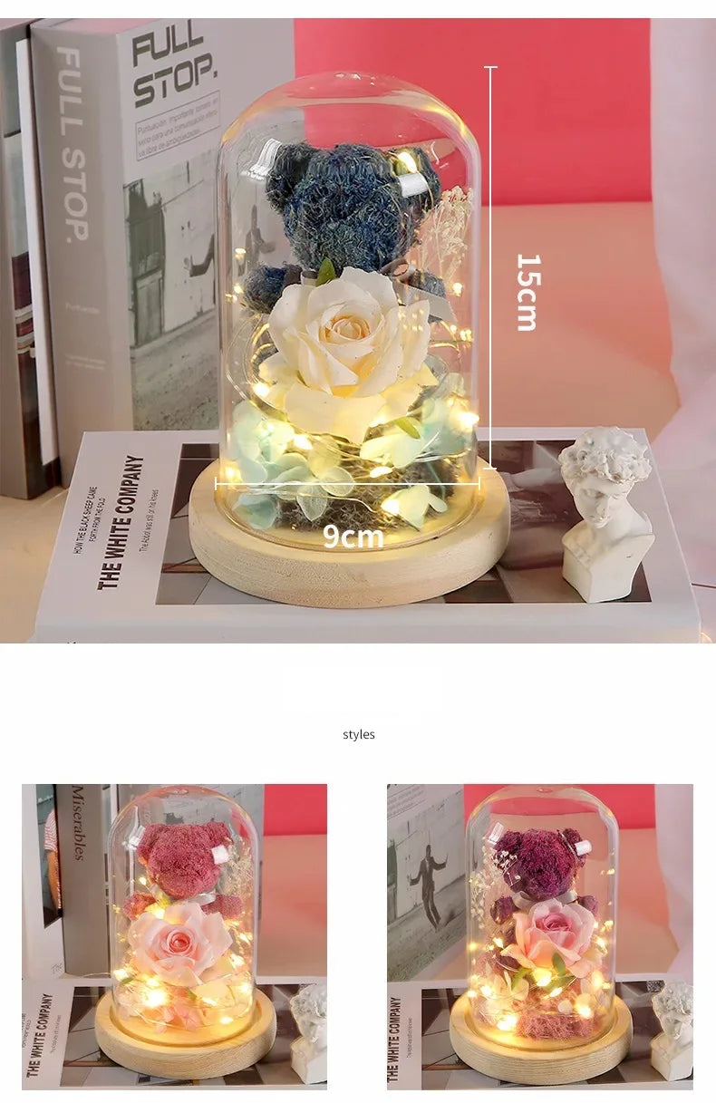 Eternal Rose LED Light Flower Gift