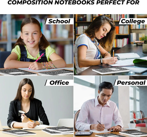 5 Pack Composition Notebooks