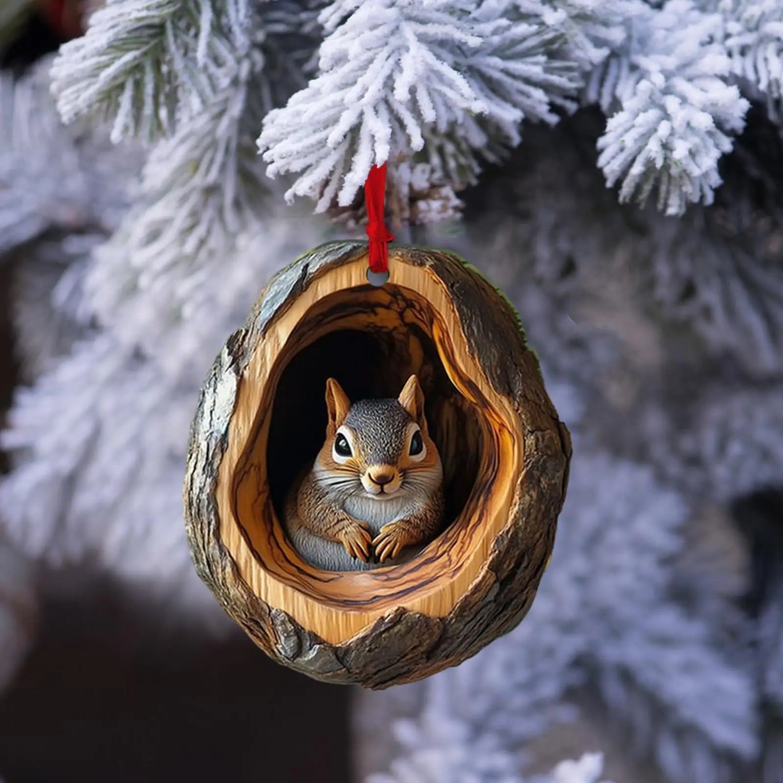 Acrylic Animal Christmas Tree Ornaments