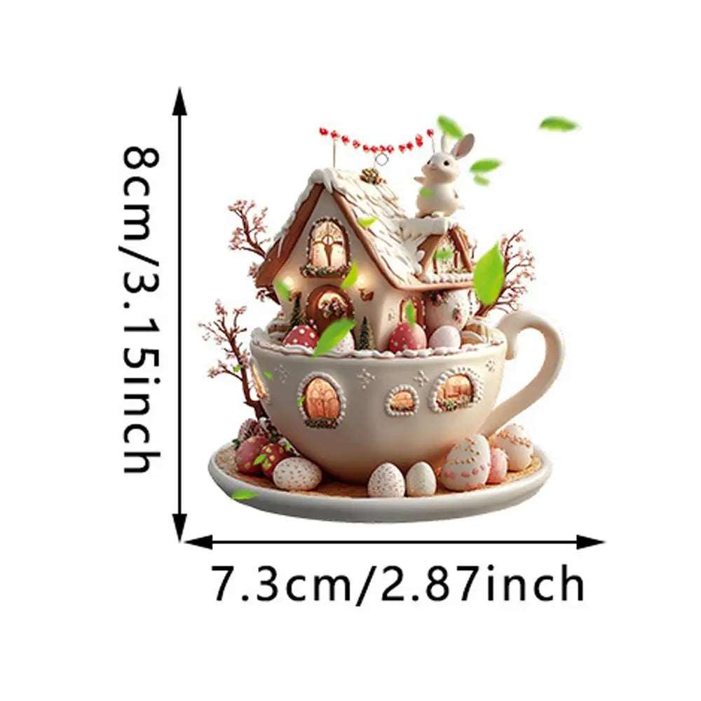Christmas Coffee Cup Ornaments