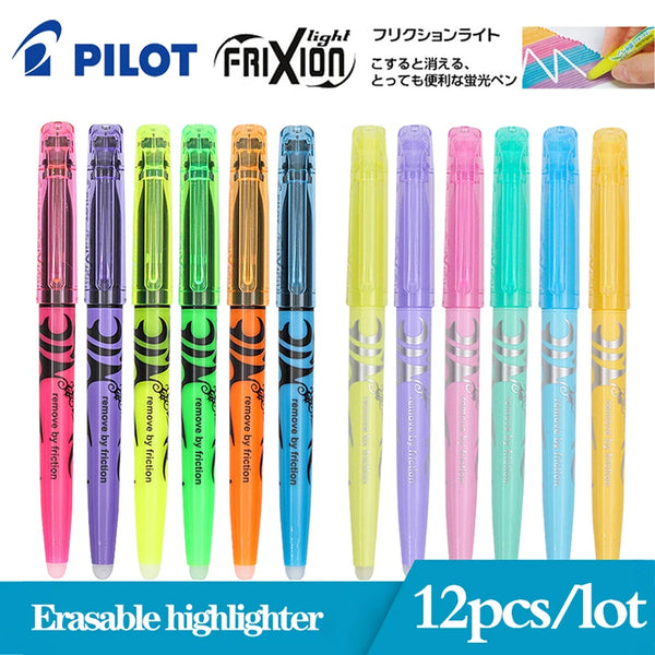 12Pcs/Lot PILOT Frixion Erasable Pens