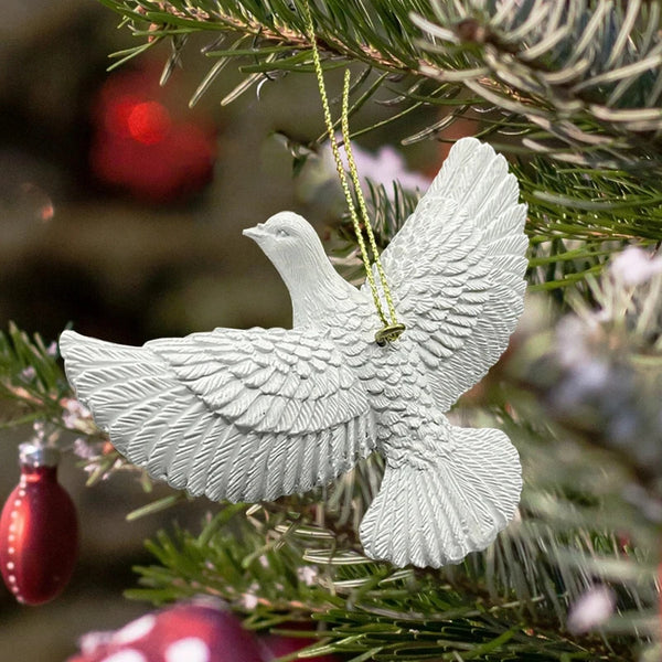 Friendship Doves Resin Christmas Ornament