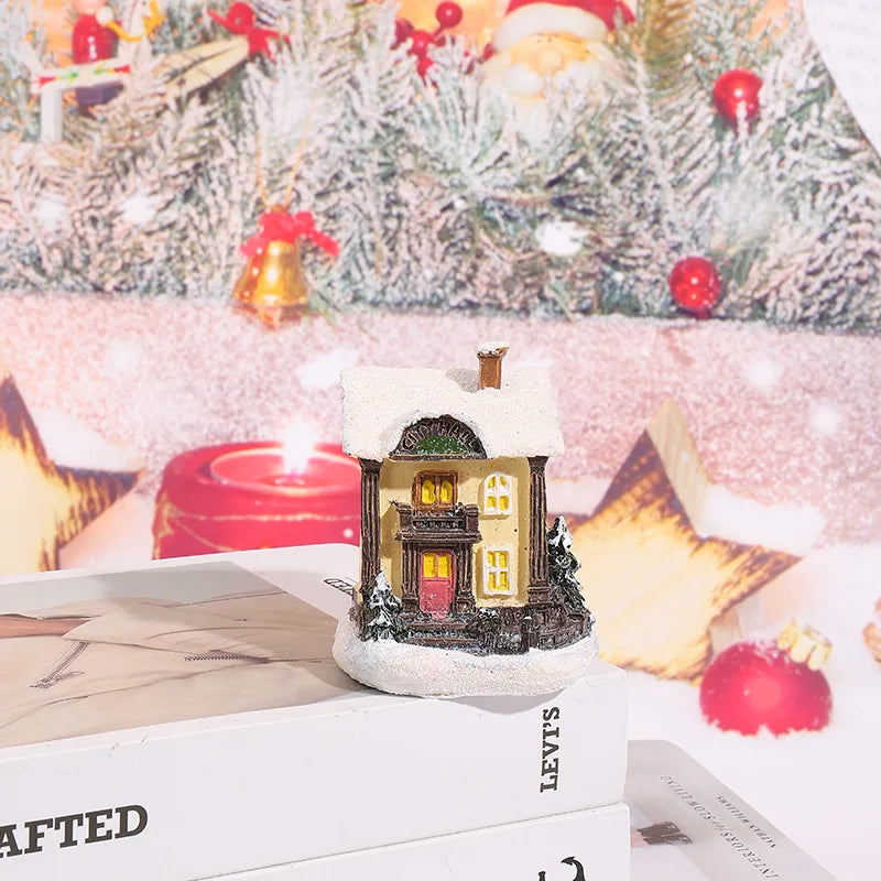 Christmas LED Glowing House Ornament