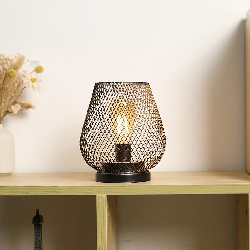 Nordic Metal Cage LED Candle Lantern