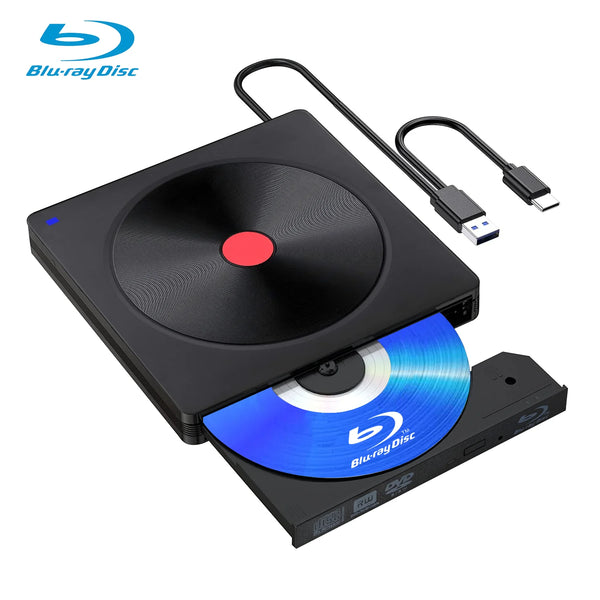 Portable External Blu-ray Drive USB 3.0/Type-C