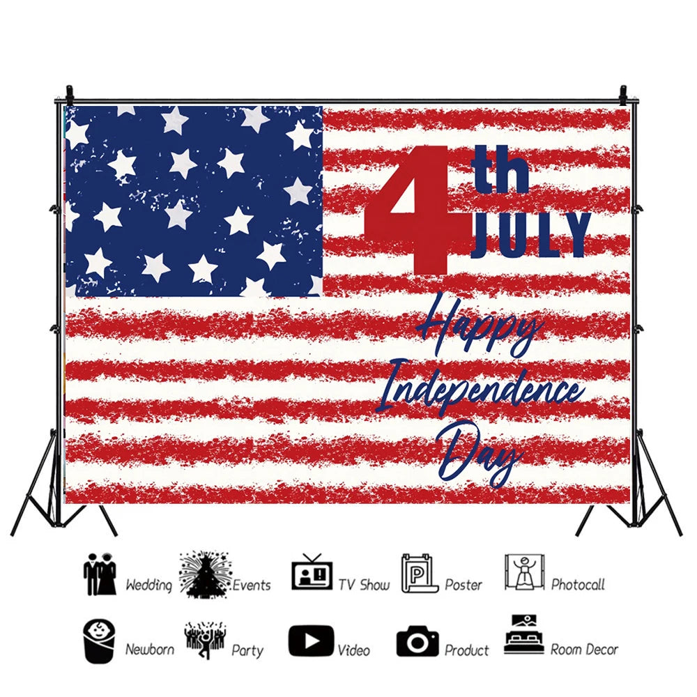 4th of July Party Banner