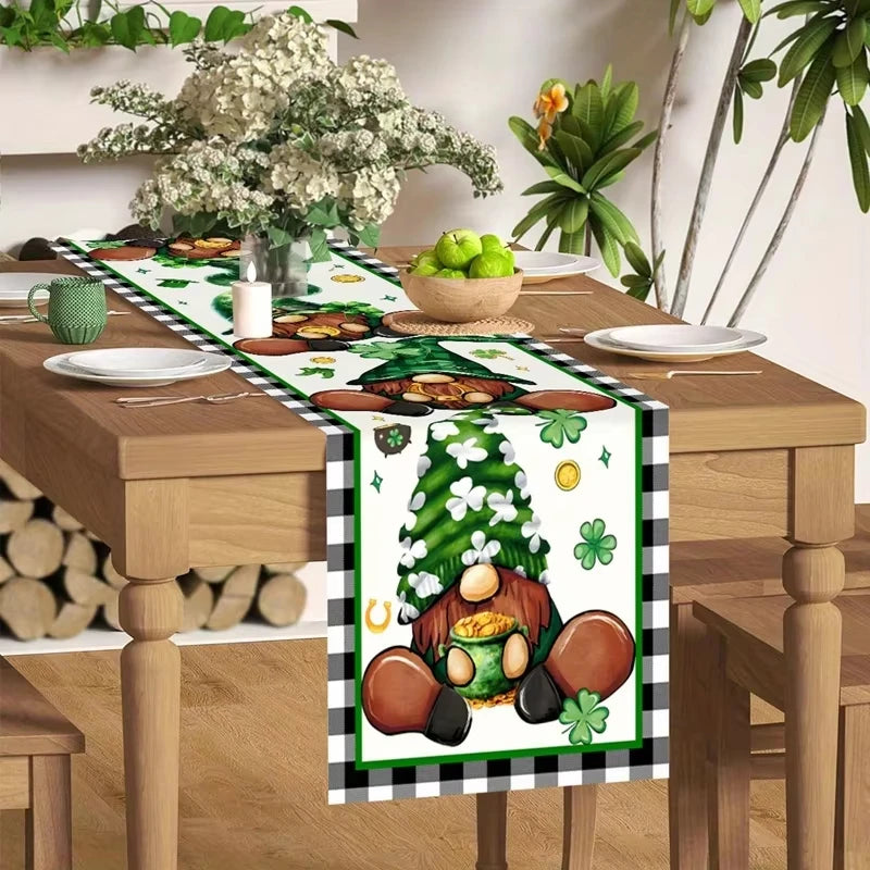 St. Patrick's Day Clover Table Runner