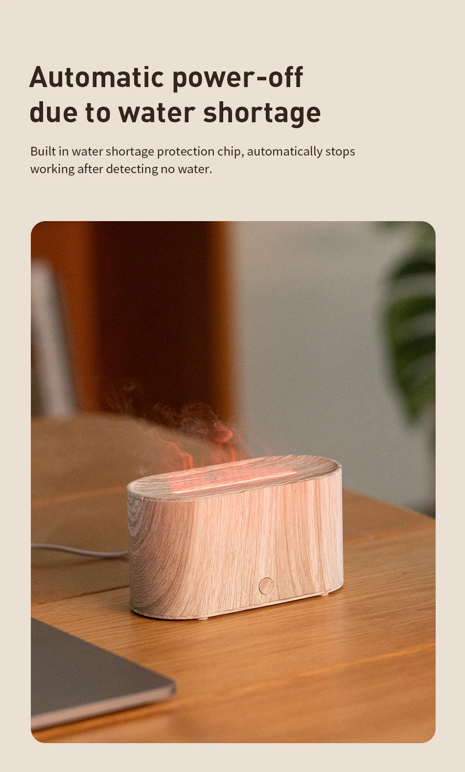 Mini Flame Aromatherapy Humidifier