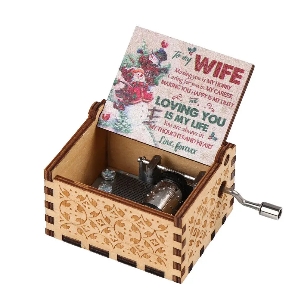 Vintage Wooden Music Box