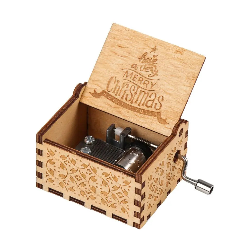 Vintage Wooden Music Box