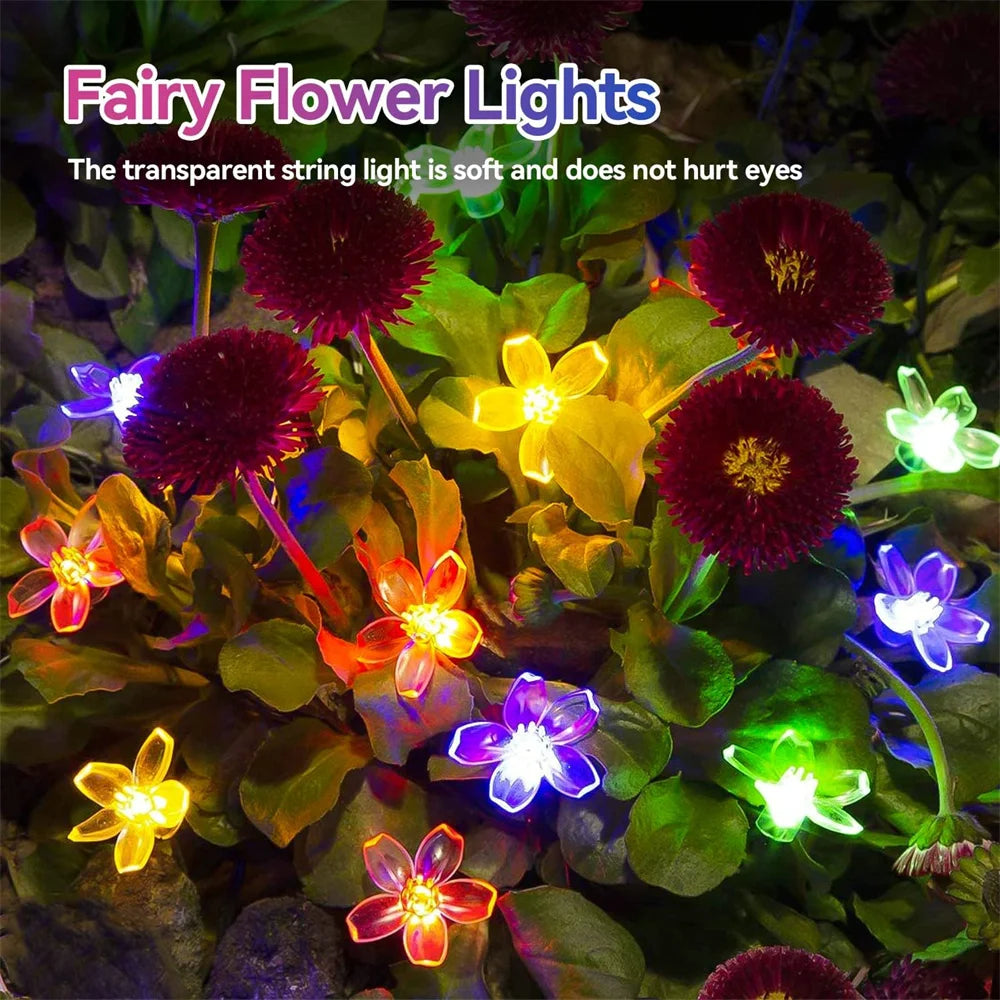 USB Flower LED String Lights