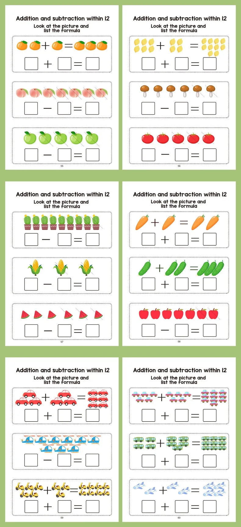 Preschool Logical Thinking Math Workbook