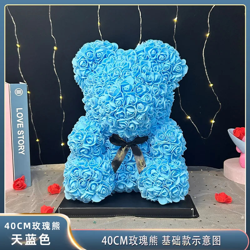 Eternal Rose Teddy Bear