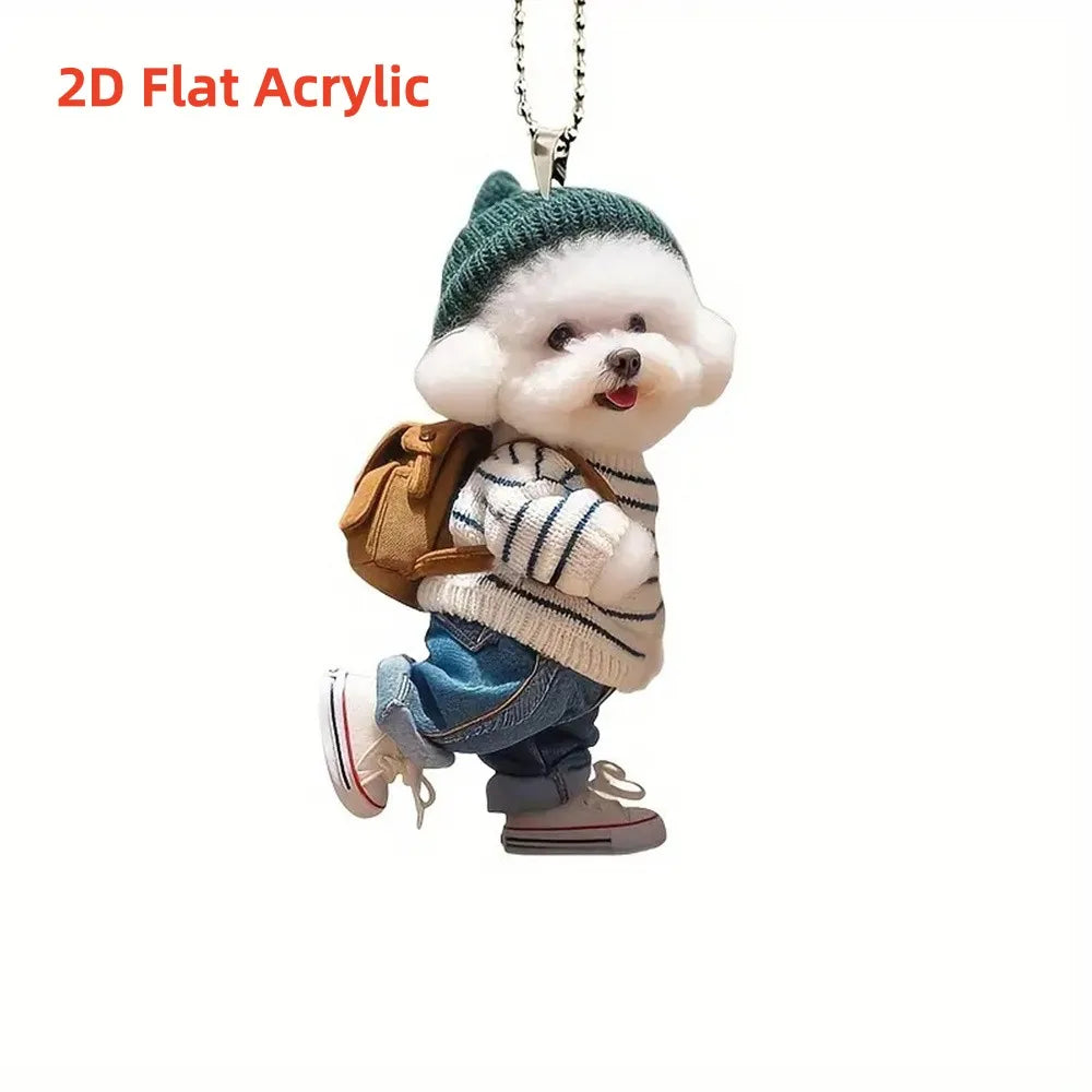Acrylic Dog & Cat Ornament