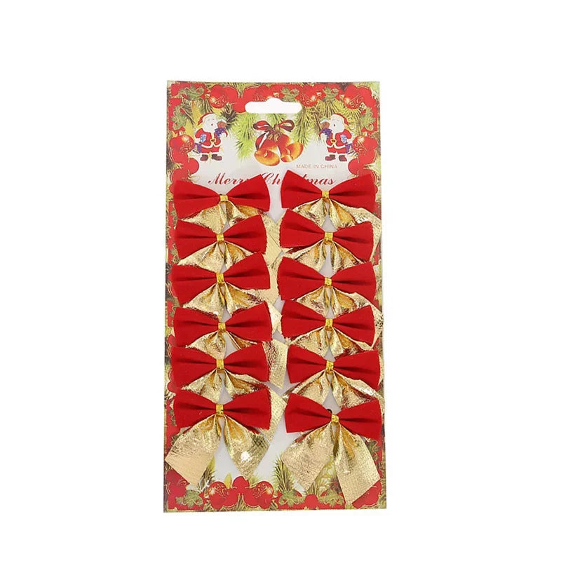 12pcs Mini Christmas Bows