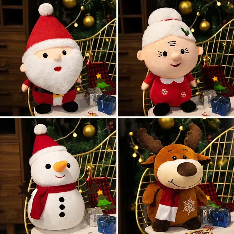 Cute  – Santa, Elk & Snowman