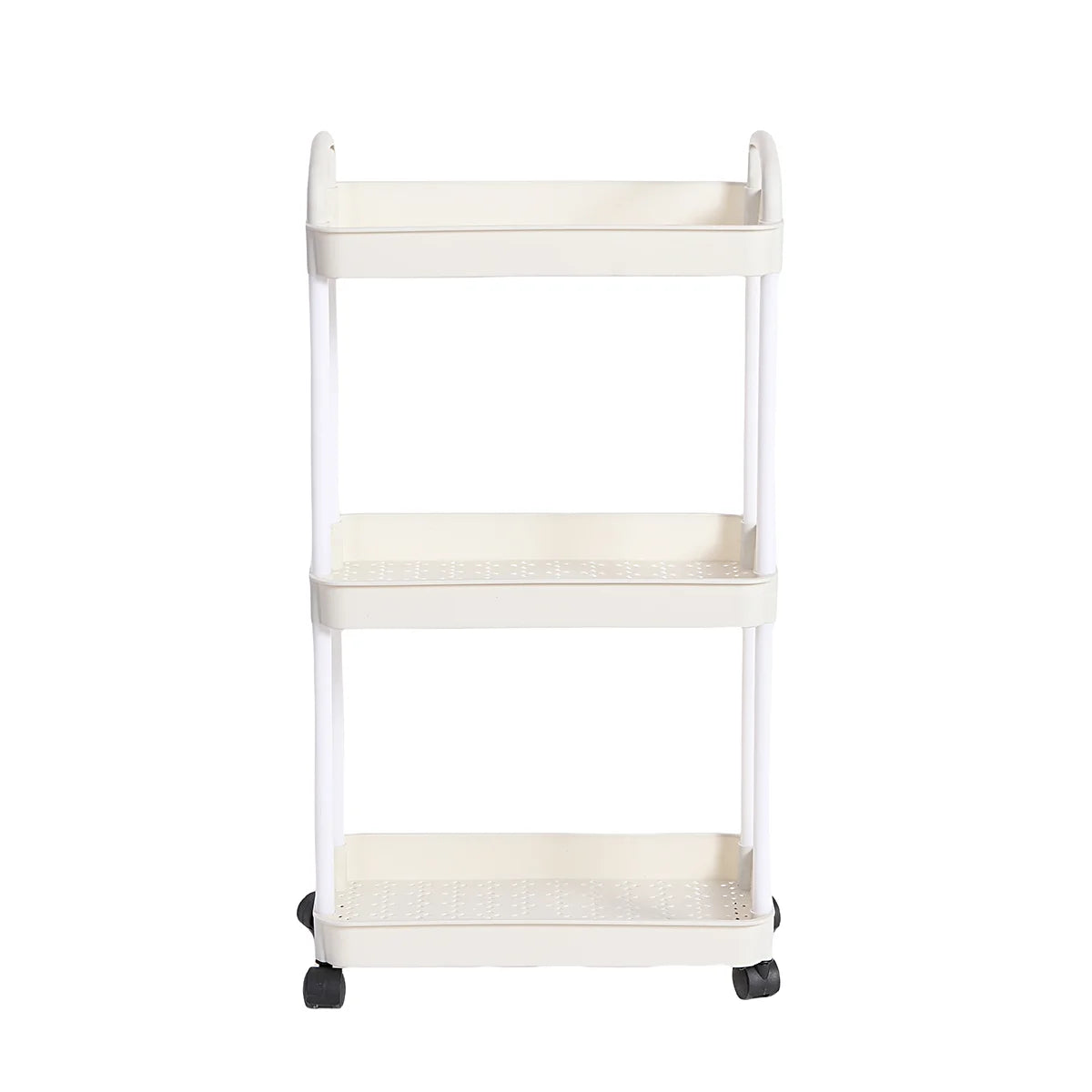Plastic Rolling Utility Cart with Handle
