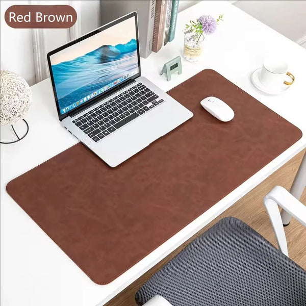 Waterproof PU Leather Desk Mat & Mouse Pad