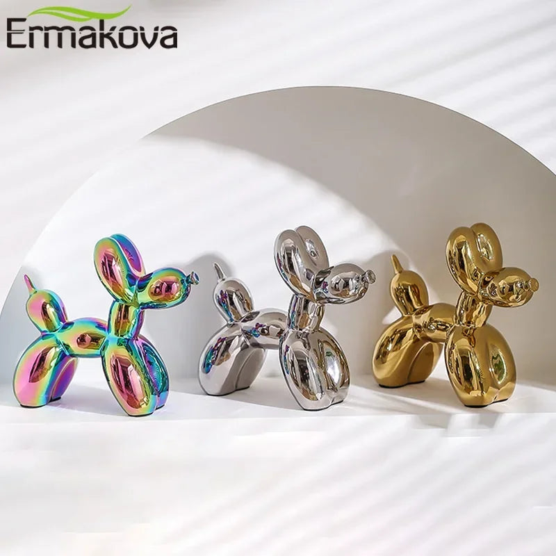 Abstract Home Decor Ceramic Balloon Dog