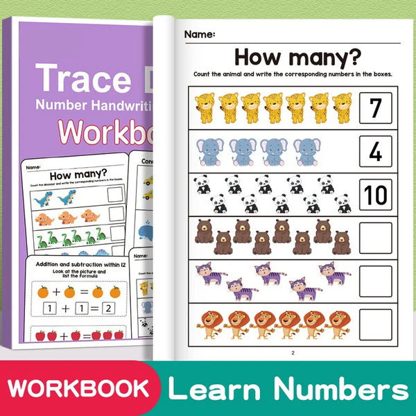 Preschool Logical Thinking Math Workbook