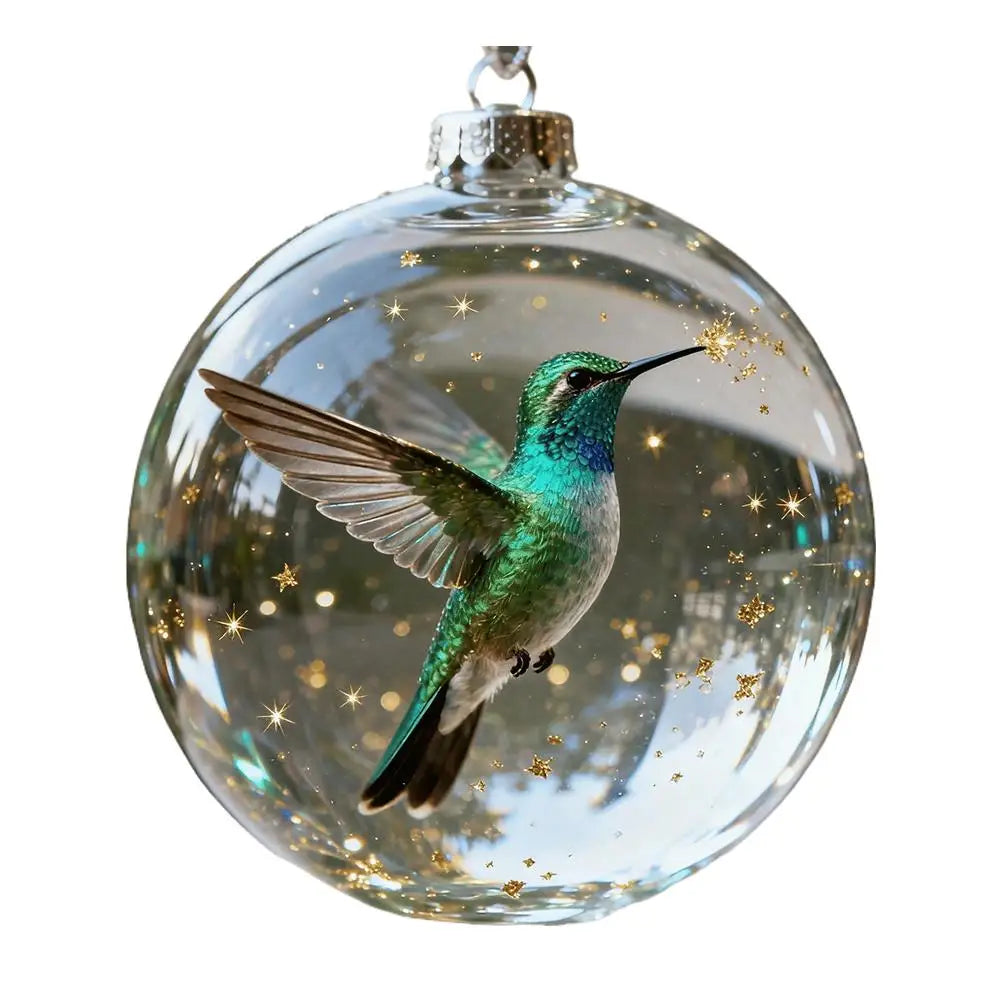 Christmas Clear Glass Ball Ornaments