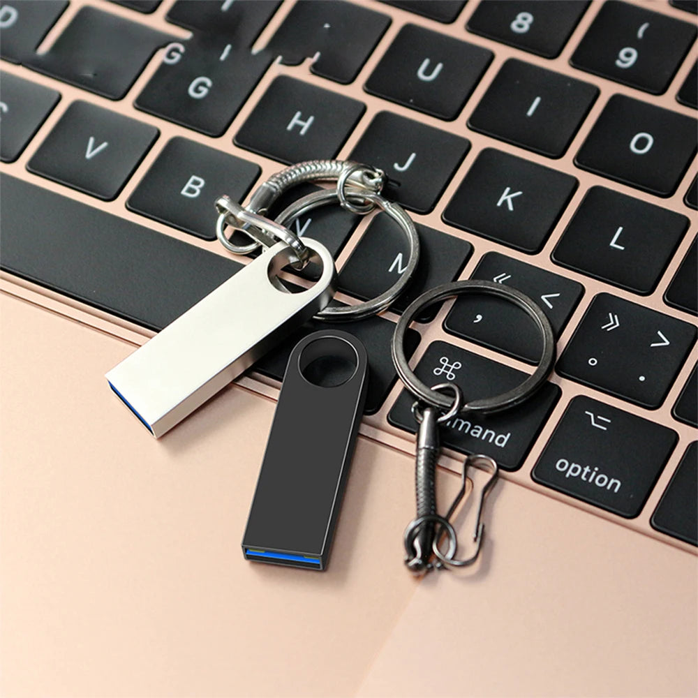 Metal USB Flash Drive – 128GB to 2TB High-Speed USB 3.0