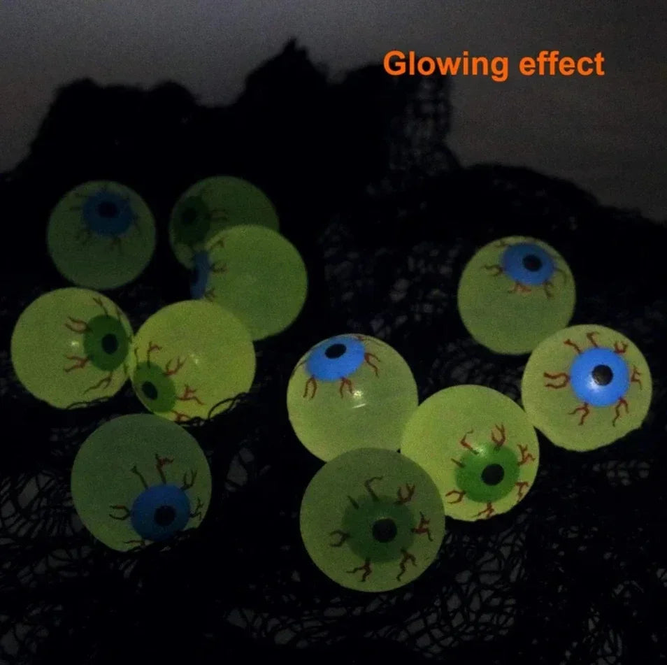 Glow in the Dark Eyeball Bouncy Balls