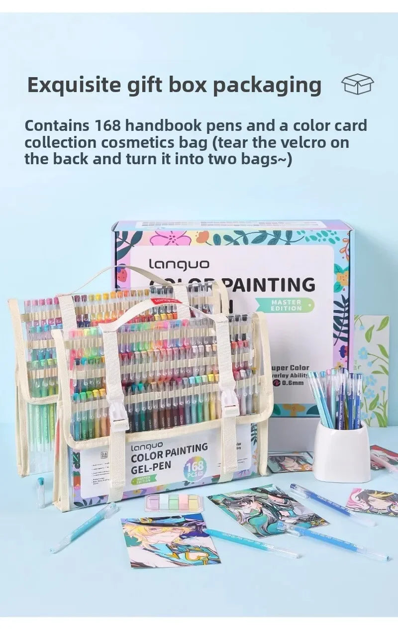 198/6 PCS Morandi Gel Pen Set