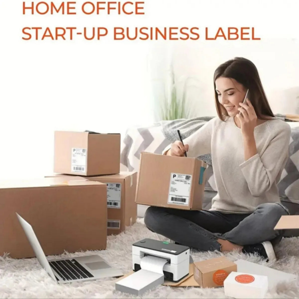 500pcs Thermal Shipping Labels