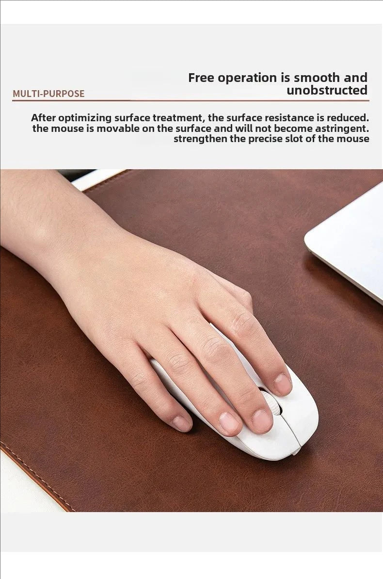 Waterproof PU Leather Desk Mat & Mouse Pad