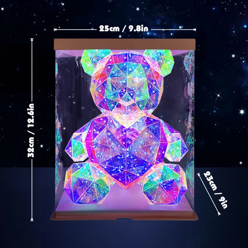 Colorful LED Glowing Bear Lamp