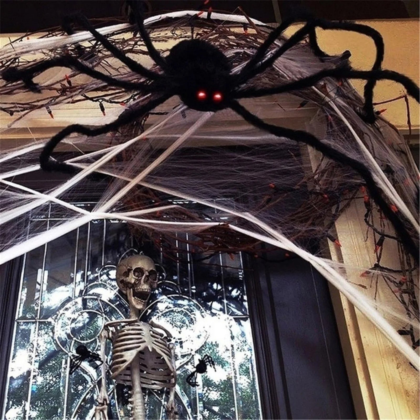 Large Black Halloween Spider