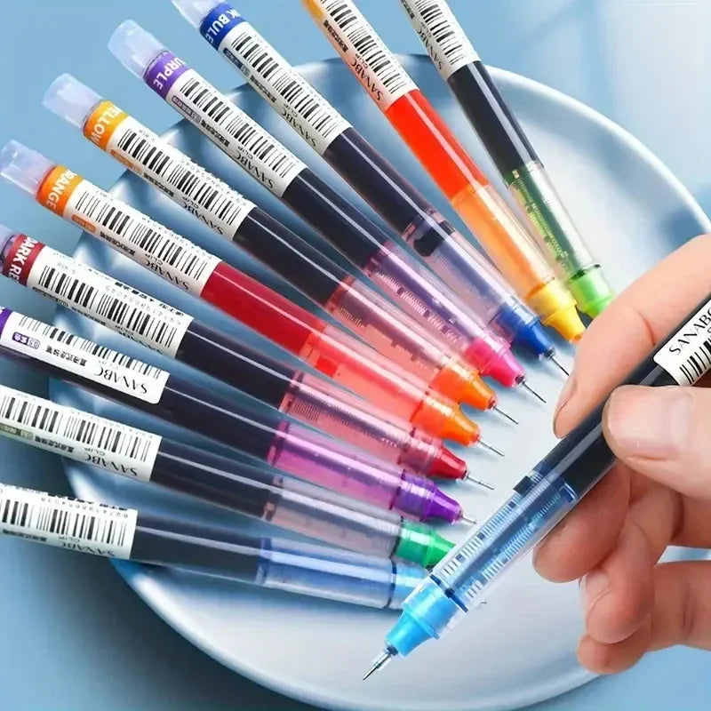 10-Piece Needle Tip Gel Pen Set