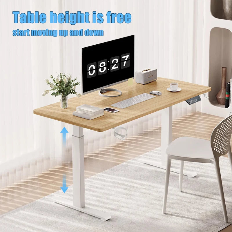EleElectric Height Adjustable Sit-Stand Deskctric Height Adjustable Desk – Sit-Stand Computer Table for Home Office
